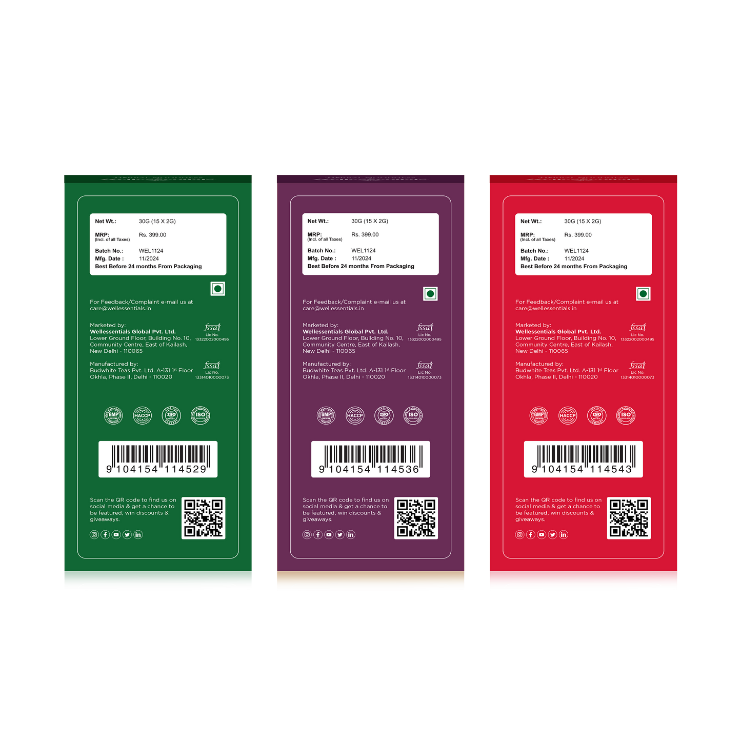 Pack of 3 - Herbal Cleanse
